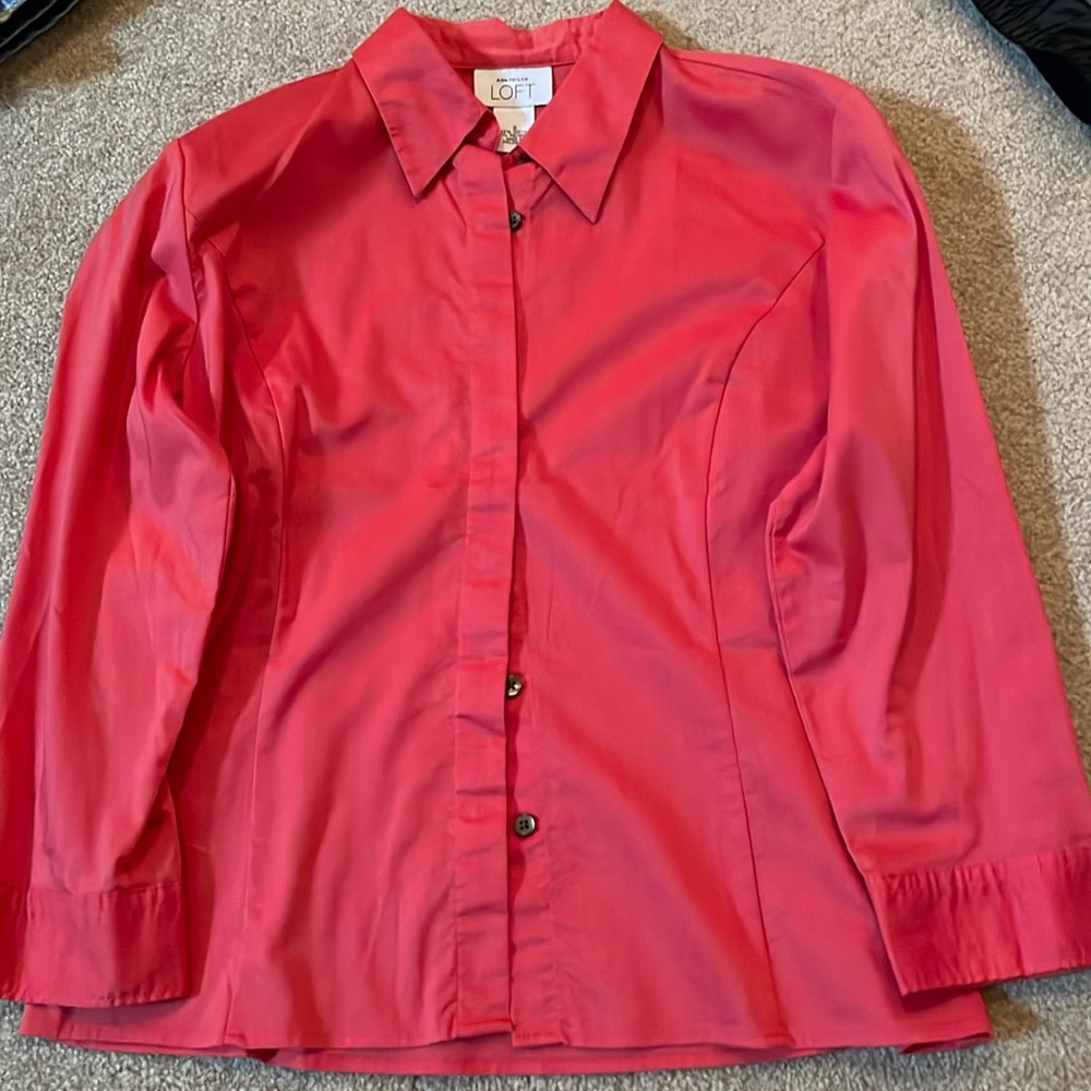Pink Loft Ann Taylor Shirt